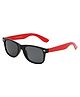 Kid-O-World Square Contrast Sunglasses - Red & Black