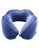 Travel Blue Ergonomic Hooded Pillow-Blue