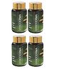Nature Sure Ganoderma LingZhi Reishi Mushroom Capsules for Stamina Packs of 4 - 240 Capsules