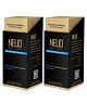 Neud Natural Hair Inhibitor for Permanent Reduction of Unwanted Hair Pack of 2 - 80 gm Each