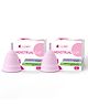 everteen Large Menstrual Cup for Periods in Women Pack of 2 - 30 ml