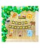 Untumble Jungle Foil Curtain Birthday Kit - Multicolour