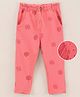 GRO Full Length Printed Trousers - Pink