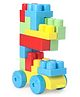Peacock Jumbo Building Block Brix Set Multicolour - 20 Pieces