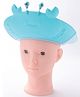 Babyhug Silicone Crab Face Baby Shower Cap - Blue
