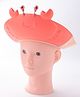 Silicone Crab Face Baby Shower Cap - Red
