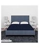 Sassoon Elastic Strap Queen Size Waterproof Mattress Cover - Blue