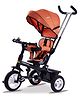 BAYBEE Plug & Play Tricycle With Canopy Rubber Wheels Parental Control & Storage Basket - Orange