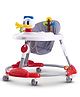 Baybee Round Activity Walker With Adjustable Height & Musical Toy Bar - Red