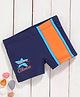 LOBSTER Printed Swimming Trunk - Navy Blue