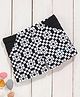 LOBSTER Swimming Trunk Leaf Print - Black White