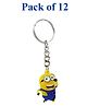 Asera Minion Silicone Keychain - Multicolor 12 Pcs