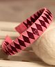 Ribbon candy Shimmer Woven Hair Band - Pink