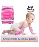 Babymoon Padded Kids Knee Elbow Protection Pads - Pink