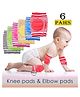 Babymoon Padded Kids Knee Elbow Protection Pads -  Set of 6