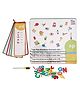 My House Teacher Three Letter Words Phonics 18 Families Reusable Ispy Mats - Multicolor