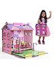 FunBrigade Wooden Foldable Dollhouse - Multicolour