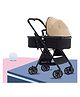 Babyhop Foldable Lightweight Stroller Pram Model Tulip - Beige
