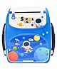 Portable Electronic Piggy Bank Backpack with Fingerprint & Password Unlock - Blue