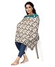 Babywish Feeding & Nursing Cover - Tan Iris Floral