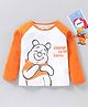 Babyhug Cotton Full Sleeves T-Shirt Winnie The Pooh Print - White Orange