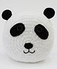 Woonie Handmade Panda Shaped Filled Cuddle Cushion- White
