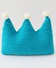 Woonie Handmade Crown Shaped Cushion-Green