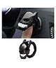 KolorFish Engine Start Stop Button Cover Push to Start Button Ignition Cover Universal Button Decoration Ring Black Bat- Black