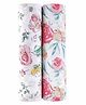 Haus & Kinder Floral Muslin Swaddle Wrappers Pack of 2  - Pink