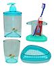 FunBlast Bathroom Accessories Set - Blue