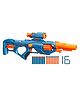Nerf Elite 2.0 Eaglepoint RD-8 Blaster with 8 Dart Drum, Detachable Barrel, 16 Darts - Blue Orange