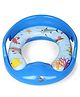 Korbox Toilet Trainer Soft Cushion Baby Potty Seat with Handle and Back Support Toilet Seat for Western Toilet - Blue