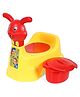 Robbox Rabbit Baby Potty Training Seat Chair  - Yellow and Red