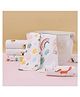 Elementary Premium 6 Layered Ultra Soft Muslin Cotton Wash Cloth - Pack of 4 (Colour & Print May Vary)