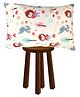 Elementary Premium Toddler Pillow with Cotton Pillowcase Red Riding Hood Theme - White 