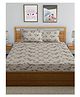 Elementary Pure Organic Cotton Bedsheet with Pillow Cover Unicorn theme - Double Bed