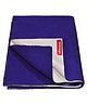 VParents Chubby Cheeks Water Proof Baby Bed Protector Reusable Dry Sheet - Blue Black