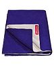 VParents Chubby Cheeks Water Proof Baby Bed Protector Reusable Dry Sheet - Navy Blue