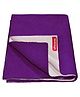 VParents Chubby Cheeks Waterproof Baby Bed Protector Reusable Dry Sheet Small - Plum
