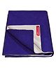 VParents Chubby Cheeks Water Proof Baby Bed Protector Reusable Dry Sheet Small - Navy Blue