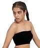 D'chica Solid Tube Bra For Teen Girls - Black