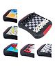 WISHKEY 6 In 1 Magnetic Family Board Game Combo Set - Multicolor
