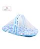 SafeChamp Skyler Baby Bedding Set with Mosquito Net And Pillow - Blue