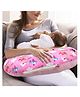 SafeChamp Skyler Multipurpose Baby Feeding Pillow Nursing Cum Maternity Pillow For New Born - Pink