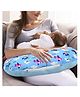 SafeChamp Skyler Multipurpose Baby Feeding Pillow Nursing Cum Maternity Pillow For New Born - Blue