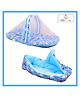 SafeChamp Skyler Baby Bedding Set with Pillow And Sleeping Bag Combo - Blue
