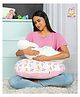 SafeChamp Lite Air Multipurpose Baby Feeding Pillow Nursing Cum Maternity Pillow - Pink
