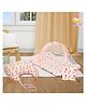 SafeChamp Lite Air Baby Bedding Set with Pillow And Feeding Pillow Combo - Orange
