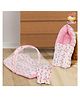 SafeChamp Lite Air Baby Bedding Set with Pillow And Sleeping Bag Combo - Pink