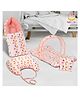 SafeChamp Lite Air Baby Feeding Pillow Bedding Set with Mosquito net and Sleeping Bag Combo - Orange